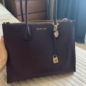 Michael Kors Mercer Large Pebbled Leather Tote Bag
